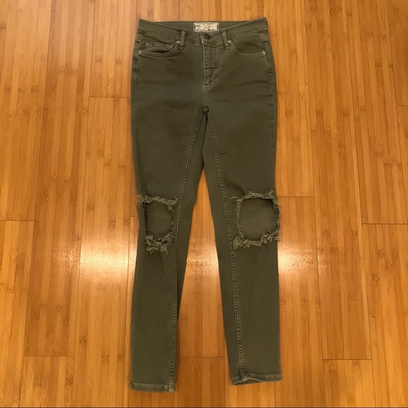 Free People Denim - Free People Busted Skinny Jeans